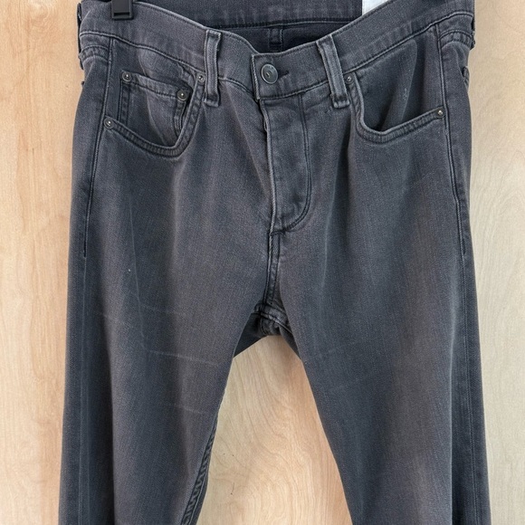 rag & bone Men's Charcoal Skinny Jeans - Picture 13 of 14
